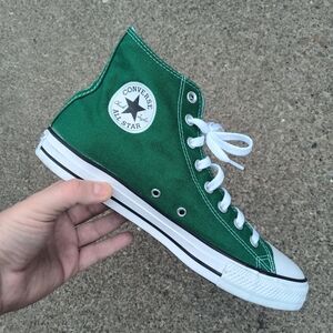 Green Converse All Star High Top Men's 10 Women's 12